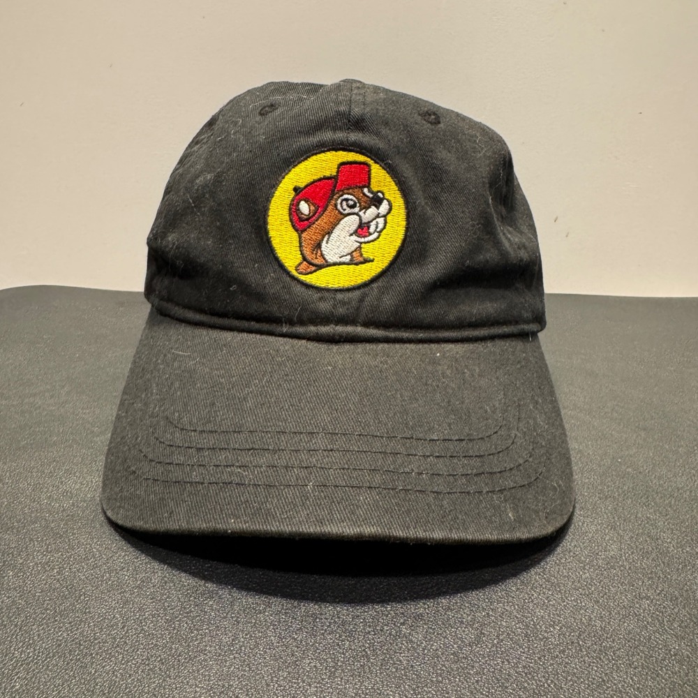 Bucees Hat‎ Cap Black Cotton Embroidered Logo Adjustable Dad Road Trip OS